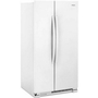Whirlpool 33-Inch, 21.7 Cu. Ft. Freestanding Side-By-Side Refrigerator With Adaptive Defrost - WRS312SNHW