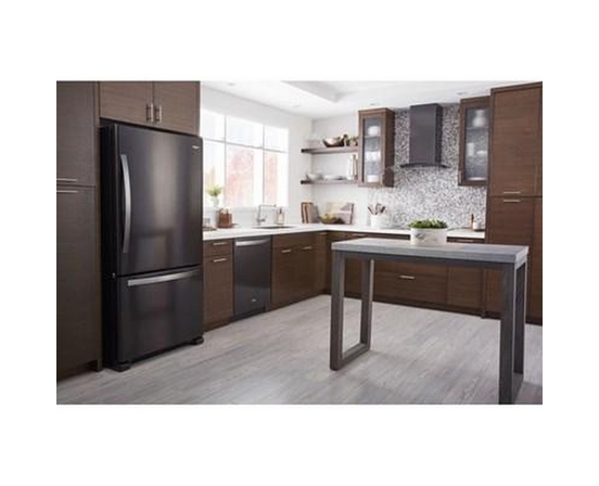 Whirlpool 33-Inch, 22 Cu. Ft. Bottom Freezer Refrigerator With Icemaker - WRB322DMHV