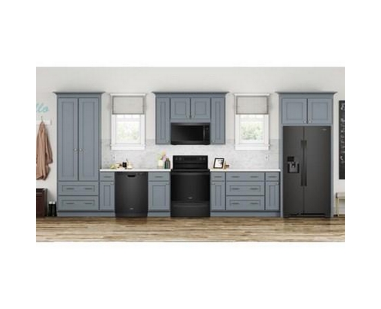 Whirlpool 33-Inch, 21.4 Cu. Ft. Side-By-Side Freestanding Refrigerator With Exterior Ice And Water Dispenser With Everydrop™ Water Filtration - WRS331SDHB