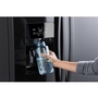 Whirlpool 36-Inch, 24.5 Cu. Ft. Freestanding Side-By-Side Refrigerator With Exterior Ice And Water Dispenser With Everydrop™ Water Filtration - WRS335SDHB