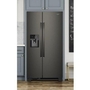 Whirlpool 36-Inch, 24.5 Cu. Ft. Side-By-Side Freestanding Refrigerator With Exterior Ice And Water Dispenser With Everydrop™ Water Filtration - WRS555SIHV