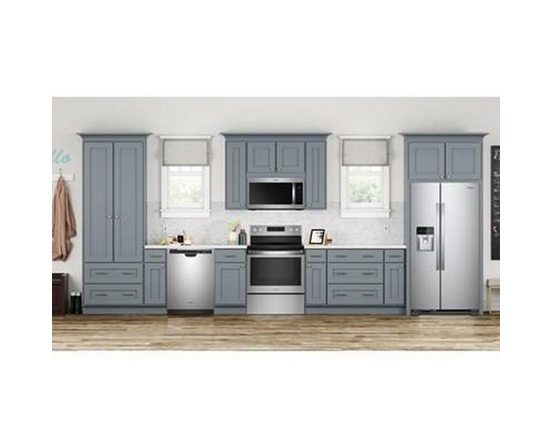 Whirlpool 36-Inch, 24.5 Cu. Ft. Side-By-Side Freestanding Refrigerator With Exterior Ice And Water Dispenser With Everydrop™ Water Filtration - WRS555SIHZ