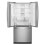 Whirlpool 30-Inch, 19.7 Cu.Ft. Freestanding French 3-Door Refrigerator With Exterior Water Dispenser With Everydrop® Filtration - WRF560SEHZ