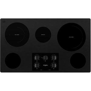 Whirlpool 36-Inch Built-In Electric Cooktop - WCE77US6HB