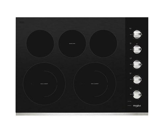 Whirlpool 30-Inch Built-In Electric Cooktop - WCE77US0HS