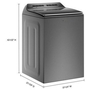 Whirlpool 5.2 Cu.Ft. Top Loading Washer With Load & Go™ Dispenser - WTW8127LC