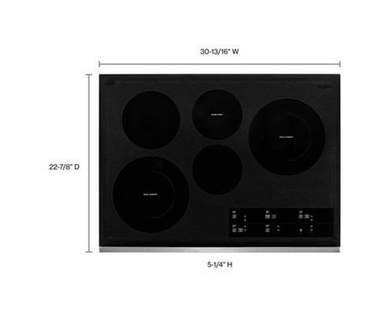 Whirlpool 30-Inch, Built-In Electric Cooktop With Flexheat™ Element - WCE97US0KS