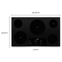 Whirlpool 36-Inch, Built-In Electric Cooktop With Flexheat™ Element - WCE97US6KS