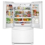 Whirlpool 33-Inch, 22.1 Cu. Ft. Freestanding French 3-Door Refrigerator - WRFF5333PW