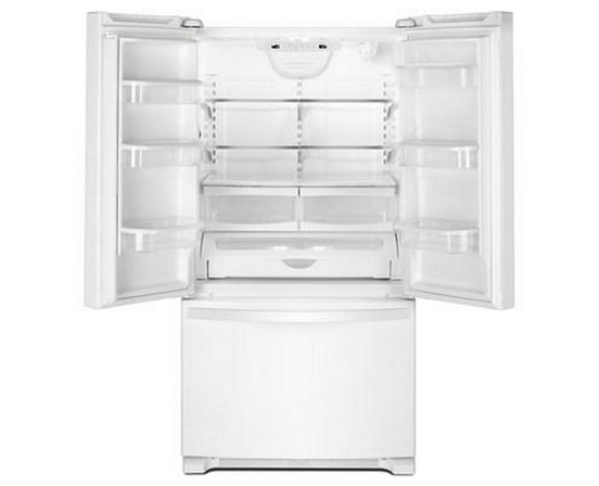 Whirlpool 33-Inch, 22.1 Cu. Ft. Freestanding French 3-Door Refrigerator - WRFF5333PW