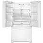 Whirlpool 33-Inch, 22.1 Cu. Ft. Freestanding French 3-Door Refrigerator - WRFF5333PW
