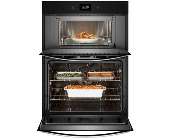 Whirlpool 30-Inch 5.0 Cu. Ft. Main Oven Capacity Combo Wall Oven With Microwave Oven - WOEC7030PV