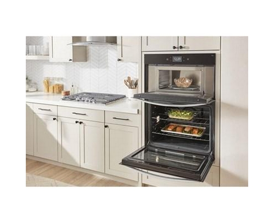 Whirlpool 30-Inch 5.0 Cu. Ft Main Oven Capacity Combo Wall Oven With Microwave Oven - WOEC7030PZ