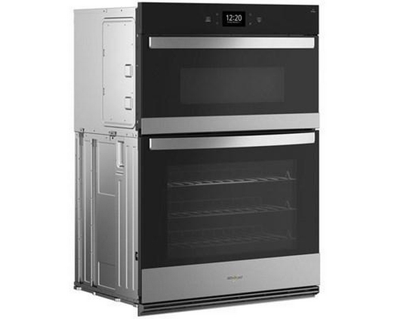 Whirlpool 30-Inch 5.0 Cu. Ft Main Oven Capacity Combo Wall Oven With Microwave Oven - WOEC7030PZ
