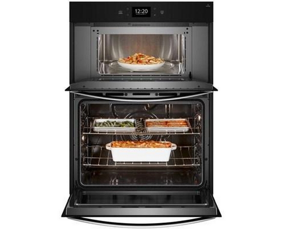 Whirlpool 27-Inch 4.3 Cu. Ft. Wall Oven Microwave Combo With Air Fry - WOEC7027PZ