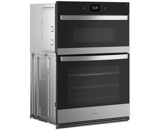 Whirlpool 27-Inch 4.3 Cu. Ft. Wall Oven Microwave Combo With Air Fry - WOEC7027PZ