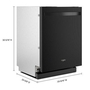Whirlpool Built-In Dishwasher With 3Rd Rack - WDT550SAPB