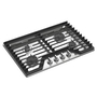 Whirlpool 30-Inch Built-In Gas Cooktop With Ez-2-Lift™ Hinged Cast-Iron Grates - WCGK5030PS