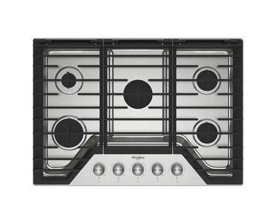 Whirlpool 30-Inch Built-In Gas Cooktop With Speedheat™ Burner - WCGK7030PS