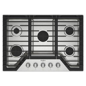 Whirlpool 30-Inch Built-In Gas Cooktop With Speedheat™ Burner - WCGK7030PS