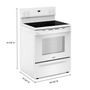 Whirlpool 30-Inch Freestanding Electric Range - YWFES3330RW
