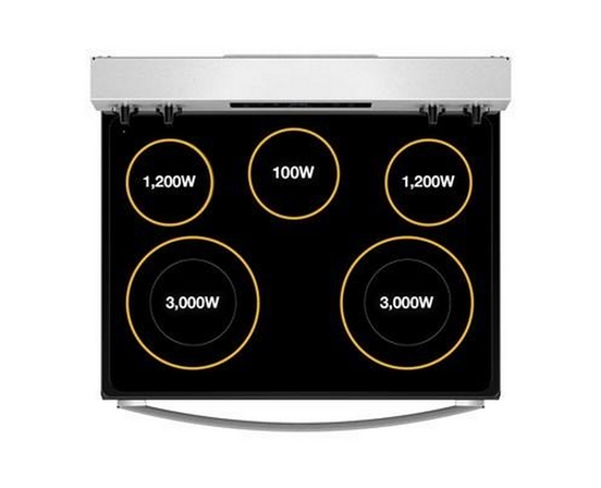 Whirlpool 30-inch Electric Range with Steam Clean - YWFES3330RZ