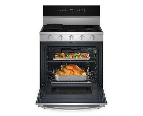 Whirlpool 30-Inch Freestanding Gas Range With Air Fry Technology - WFGS7530RZ