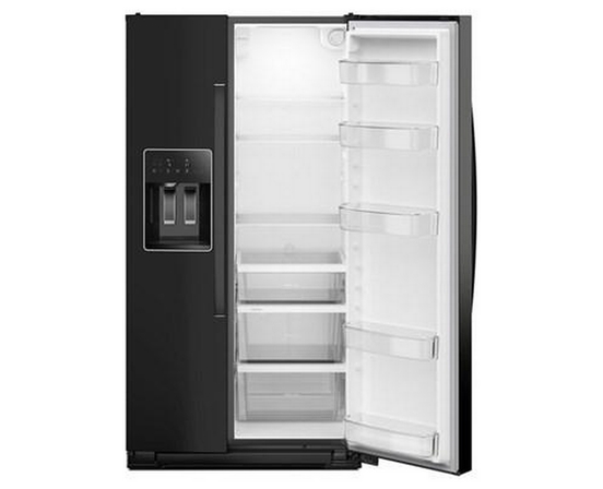 Whirlpool 36-Inch, 21 Cu. Ft. Side-By-Side Refrigerator With Water And Ice Dispenser - WRSC5536RV