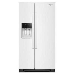 Whirlpool 36-Inch, 21 Cu. Ft. Side-By-Side Refrigerator With Water And Ice Dispenser - WRSC5536RW