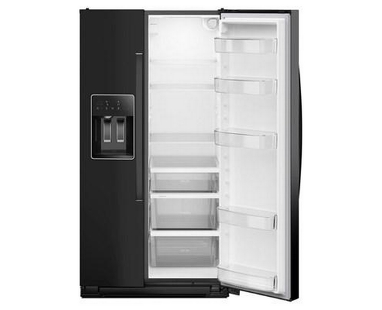 Whirlpool 36-Inch, 28 Cu. Ft. Side-By-Side Refrigerator With Water And Ice Dispenser - WRSF5536RV