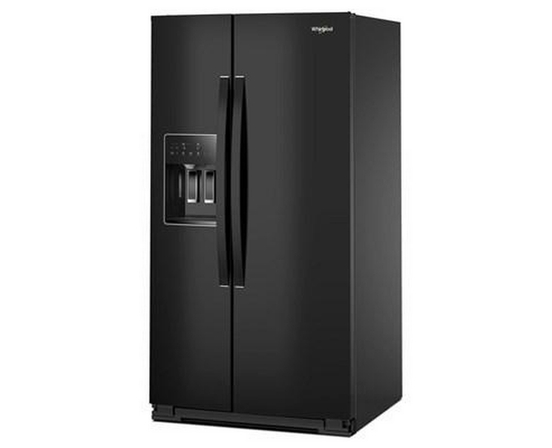 Whirlpool 36-Inch, 28 Cu. Ft. Side-By-Side Refrigerator With Water And Ice Dispenser - WRSF5536RV