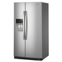 Whirlpool 36-Inch, 28 Cu. Ft. Side-By-Side Refrigerator With Water And Ice Dispenser - WRSF5536RZ