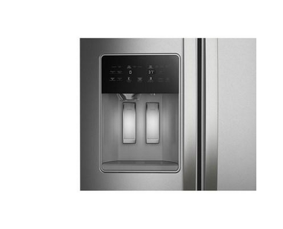 Whirlpool 36-Inch, 28 Cu. Ft. Side-By-Side Refrigerator With Water And Ice Dispenser - WRSF5536RZ