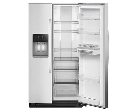 Whirlpool 36-Inch Side-By-Side Refrigerator With Water And Ice Dispenser - WRSC6536RZ
