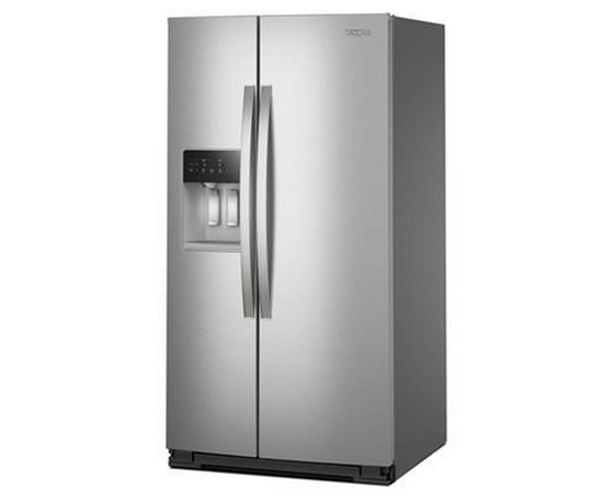 Whirlpool 36-Inch Side-By-Side Refrigerator With Water And Ice Dispenser - WRSF6536RZ