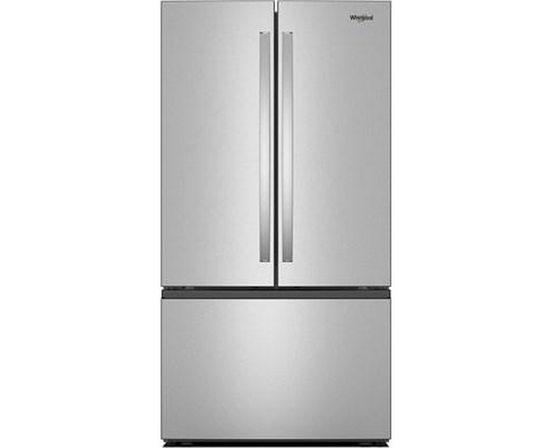 Whirlpool 36-Inch, 31 Cu. Ft. Freestanding French 3- Door Refrigerator With Internal Water Dispenser - WRFF3336SZ
