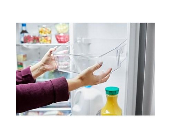 Whirlpool 36-Inch, 31 Cu. Ft. Freestanding French 3- Door Refrigerator With Internal Water Dispenser - WRFF3336SZ