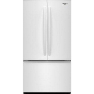 Whirlpool 36-Inch, 31 Cu. Ft. Freestanding French 3- Door Refrigerator With Internal Water Dispenser - WRFF3336SW