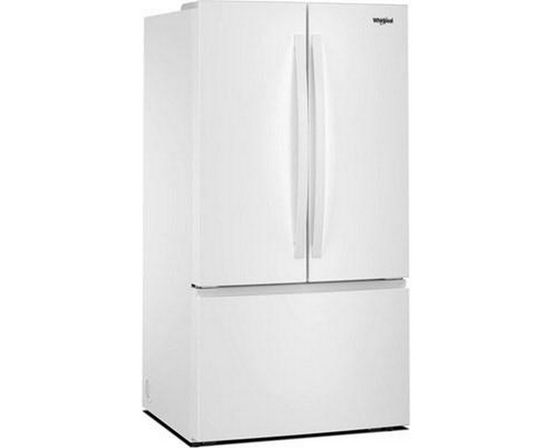 Whirlpool 36-Inch, 31 Cu. Ft. Freestanding French 3- Door Refrigerator With Internal Water Dispenser - WRFF3336SW