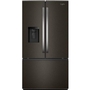 Whirlpool 36-Inch, 30 Cu. Ft. Freestanding French 3-Door Refrigerator With External Water And Ice Dispensing System - WRFF3536SV