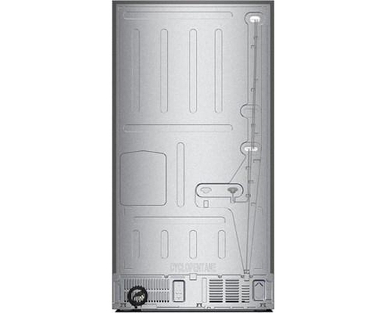 Whirlpool 36-Inch, 30 Cu. Ft. Freestanding French 3-Door Refrigerator With External Water And Ice Dispensing System - WRFF3536SV