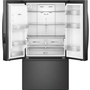 Whirlpool 36-Inch, 30 Cu. Ft. Freestanding French 3-Door Refrigerator With External Water And Ice Dispensing System - WRFF3536SV