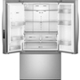 Whirlpool 36-Inch, 30 Cu. Ft. Freestanding French 3-Door Refrigerator With External Water And Ice Dispensing System - WRFF3536SZ