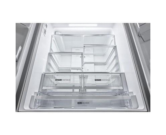 Whirlpool 36-Inch, 30 Cu. Ft. Freestanding French 3-Door Refrigerator With External Water And Ice Dispensing System - WRFF3536SZ