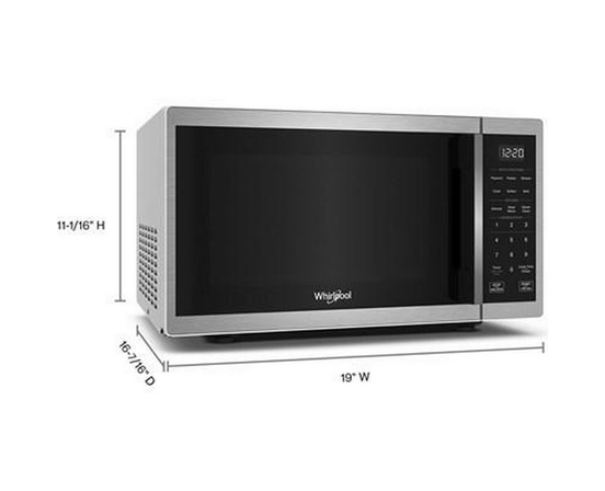 Whirlpool 0.9 Cu. Ft. Countertop Microwave Oven - WMCS3019RS