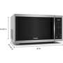 Whirlpool 0.9 Cu. Ft. Countertop Microwave Oven - WMCS3019RS