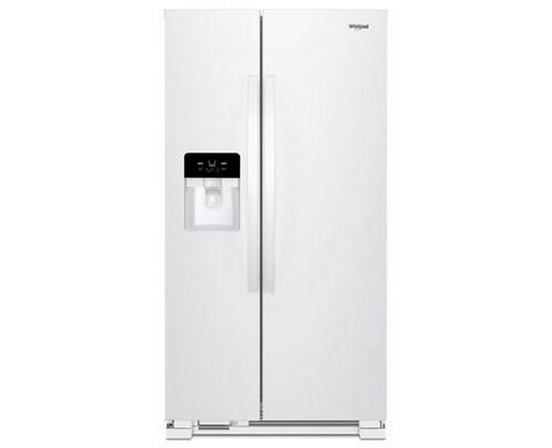 Whirlpool 33-Inch, 21.4 Cu. Ft. Side-By-Side Refrigerator - WRS321SDHW
