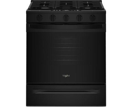 Whirlpool 30-Inch Slide-In Gas Range With Wi-Fi - WSGS5030SB