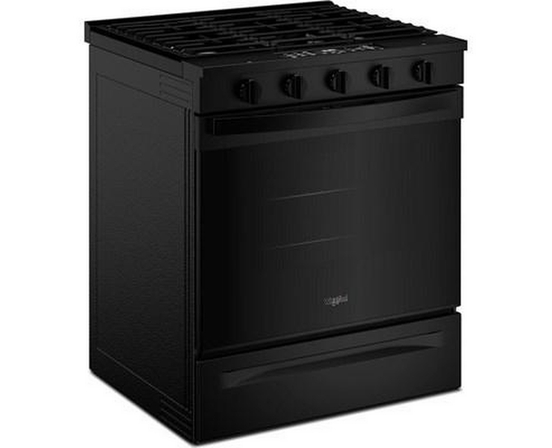 Whirlpool 30-Inch Slide-In Gas Range With Wi-Fi - WSGS5030SB