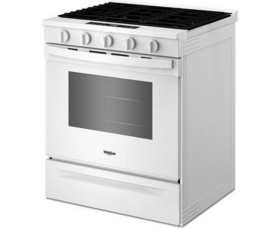 Whirlpool 30-Inch Slide-In Gas Range With Wi-Fi - WSGS5030SW